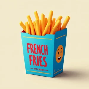 french fries packaging